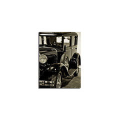 Репродукция Черный ретро автомобиль цена и информация | Картины | 220.lv
