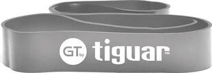 Pretestības gumija TIGUAR® PowerBand GT, pelēka cena un informācija | Fitnesa gumijas, gredzeni | 220.lv