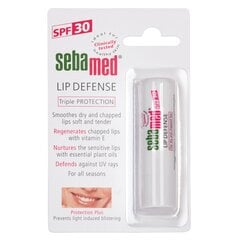 Бальзам для губ SebaMed Sensitive Skin Lip Defense, 4,8 г цена и информация | Помады, бальзамы, блеск для губ | 220.lv