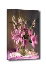 Reprodukcija Ziedi caurspīdīgā vāzē cena un informācija | Gleznas | 220.lv