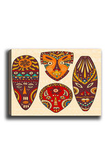 Репродукция Африканские маски цена и информация | Картины | 220.lv