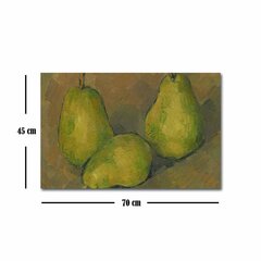 Reprodukcija Three Pears (Paul Cézanne) cena un informācija | Gleznas | 220.lv