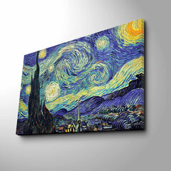 Reprodukcija Starry Night (Vincent Van Gogh) cena un informācija | Gleznas | 220.lv