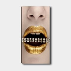 Reprodukcija Zelta lūpas ar pērlēm cena un informācija | Gleznas | 220.lv