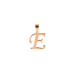 Золотой кулон буква «E» ZK/E цена и информация | Украшения на шею | 220.lv