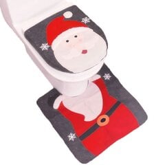 Ziemassvētku WC poda pārvalks un paklājiņš "Ziemassvētku vecītis" cena un informācija | Ziemassvētku dekorācijas | 220.lv