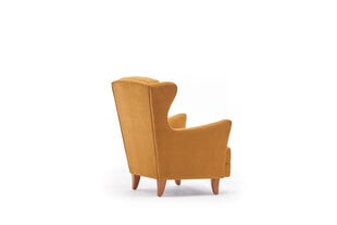 Krēsls Kalune Design Lola Berjer, dzeltens cena un informācija | Atpūtas krēsli | 220.lv