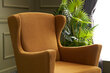 Krēsls Kalune Design Lola Berjer, dzeltens cena un informācija | Atpūtas krēsli | 220.lv