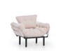 Paplašināms krēsls Kalune Design Nitta Single, brūns cena un informācija | Atpūtas krēsli | 220.lv