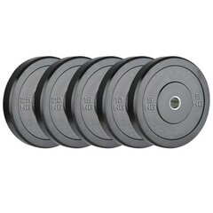 Bumper svaru diski STRONGMAN(1,25-25kg) cena un informācija | Hanteles, svaru stieņi un diski | 220.lv