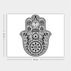 Reprodukcija Amulets Hamsa cena un informācija | Gleznas | 220.lv