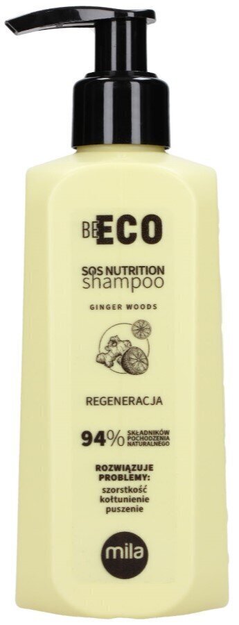 Mila Professional BeECO SOS Nutrition barojošs šampūns matiem cena un informācija | Šampūni | 220.lv