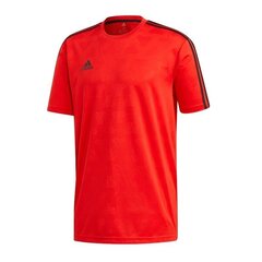 Спортивная футболка мужская, Adidas TAN Jacquard M DT9424 красный цена и информация | Мужская спортивная одежда | 220.lv