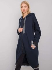 Sieviešu džemperis ar zilu rāvējslēdzēju ar rāvējslēdzēju. cena un informācija | Jakas sievietēm | 220.lv
