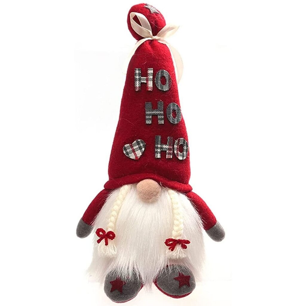 Ziemassvētku LED rūķis Santa, 30 cm cena un informācija | Ziemassvētku dekorācijas | 220.lv