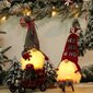 Ziemassvētku LED rūķis Santa, 30 cm cena un informācija | Ziemassvētku dekorācijas | 220.lv