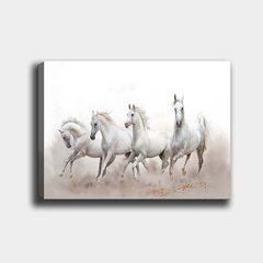 Reprodukcija Baltie zirgi cena un informācija | Gleznas | 220.lv