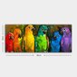 Reprodukcija Krāsainie papagaiļi cena un informācija | Gleznas | 220.lv
