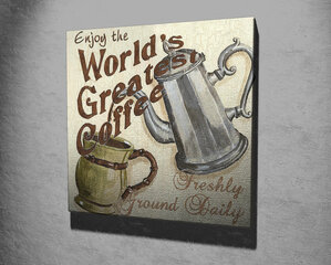 Reprodukcija World's Greatest Coffee cena un informācija | Gleznas | 220.lv