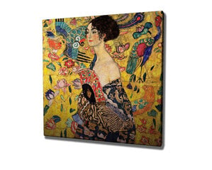 Reprodukcija Lady with Fan (Gustav Klimt) цена и информация | Картины | 220.lv