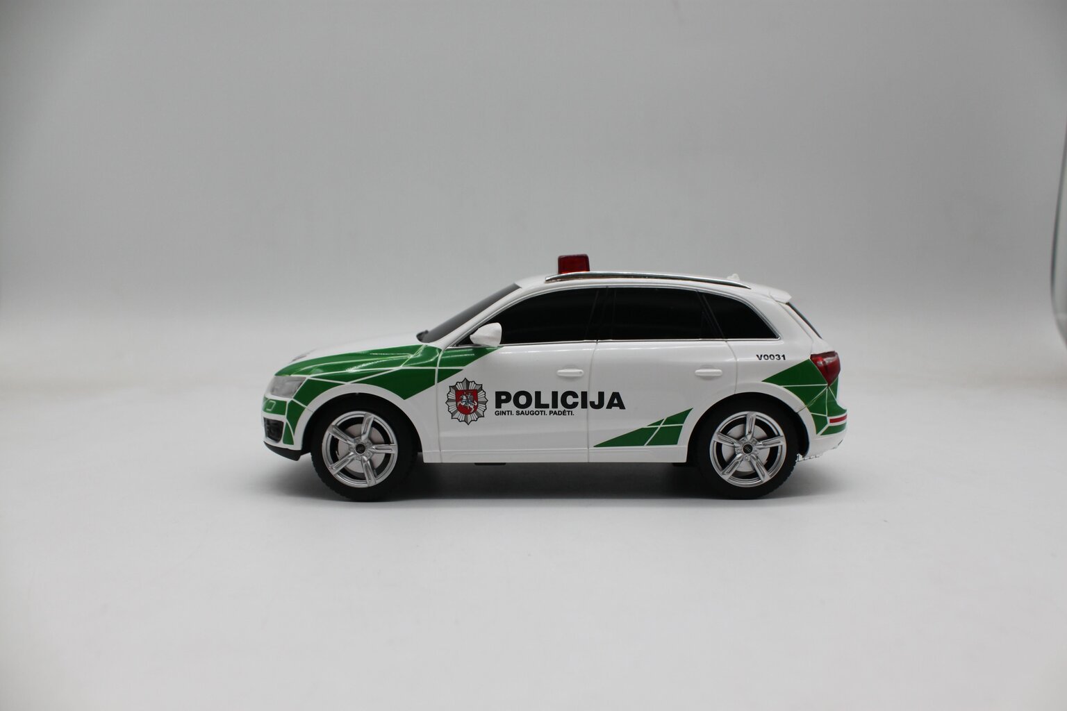 Radiovadāmas automašīnas modelis Lietuvas policija Audi Q5 Rastar 1:24, 38610 cena un informācija | Rotaļlietas zēniem | 220.lv