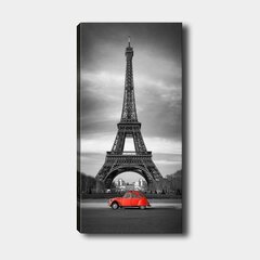 Репродукция Красный автомобиль у Эйфелевой башни цена и информация | Картины | 220.lv