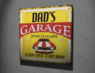 Репродукция Dad's Garage цена и информация | Картины | 220.lv
