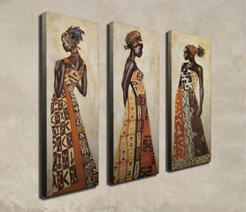 Репродукция из трех частей Африканки цена и информация | Картины | 220.lv