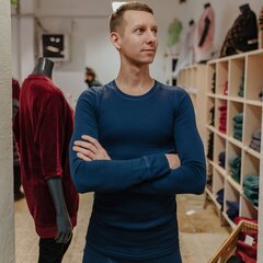 Vīriešu termokrekls, tumši zils, SMA21007 цена и информация | Мужская спортивная одежда | 220.lv