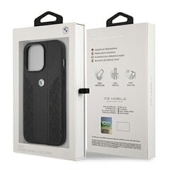 BMW BMHCP13XRSPPK Leather Back Case For Apple iPhone 13 Pro Max Black цена и информация | Чехлы для телефонов | 220.lv