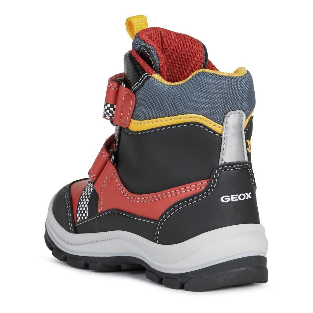 Ūdensizturīgi apavi Geox Amphibiox 996327, sarkani цена и информация | Ziemas zābaki bērniem | 220.lv