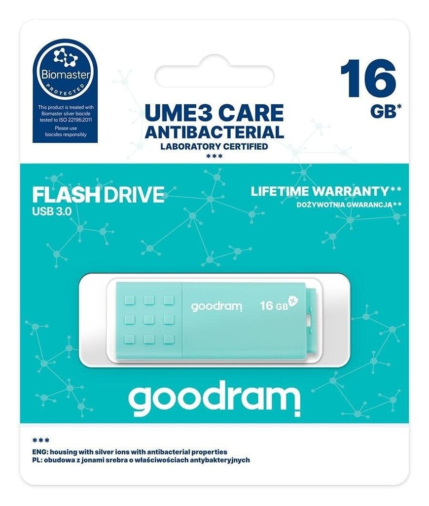 GOODRAM UME3-0160CRR11 cena un informācija | USB Atmiņas kartes | 220.lv