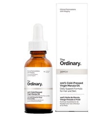 Увлажняющее масло для лица и волос The Ordinary 100% Virgin Marula Oil холодного отжима, 30 мл цена и информация | Сыворотки для лица, масла | 220.lv