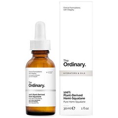 Mitrinoša sejas un matu eļļa The Ordinary 100% Plant-Derived Hemi-Squalane 30 ml cena un informācija | Serumi sejai, eļļas | 220.lv