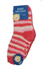 Siltas frotē zeķes ar ABS bērniem Footstar Baby Soft Socks 56869, rozā, 2 pāri цена и информация | Зимняя одежда для детей | 220.lv