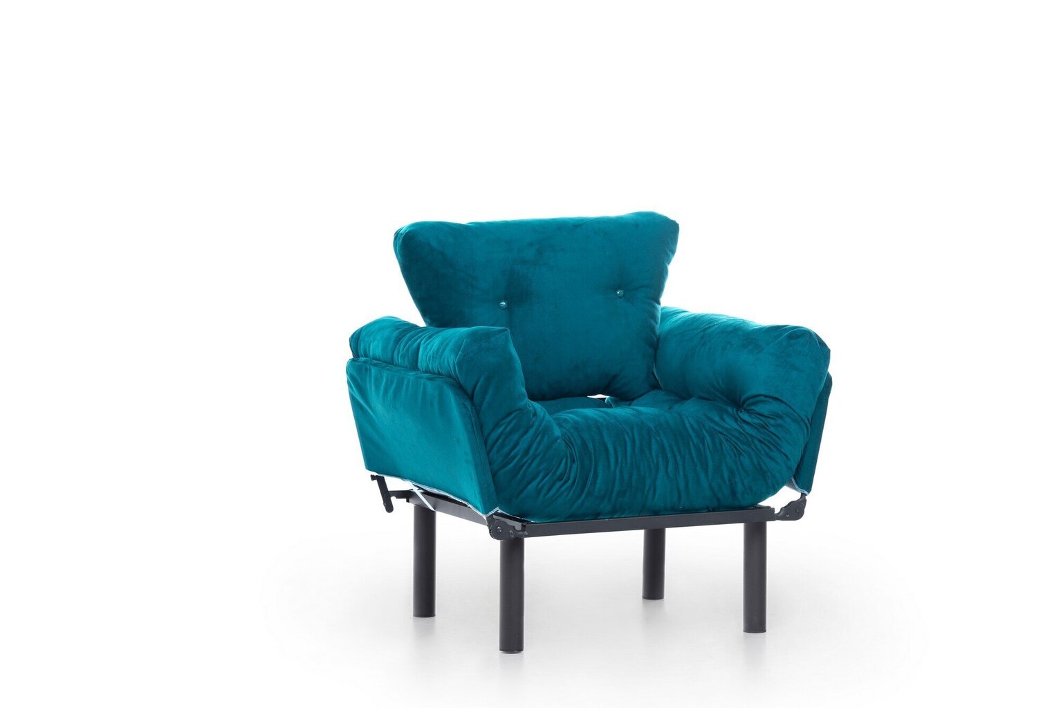 Paplašināms krēsls Kalune Design Nitta Single, zaļš cena un informācija | Atpūtas krēsli | 220.lv