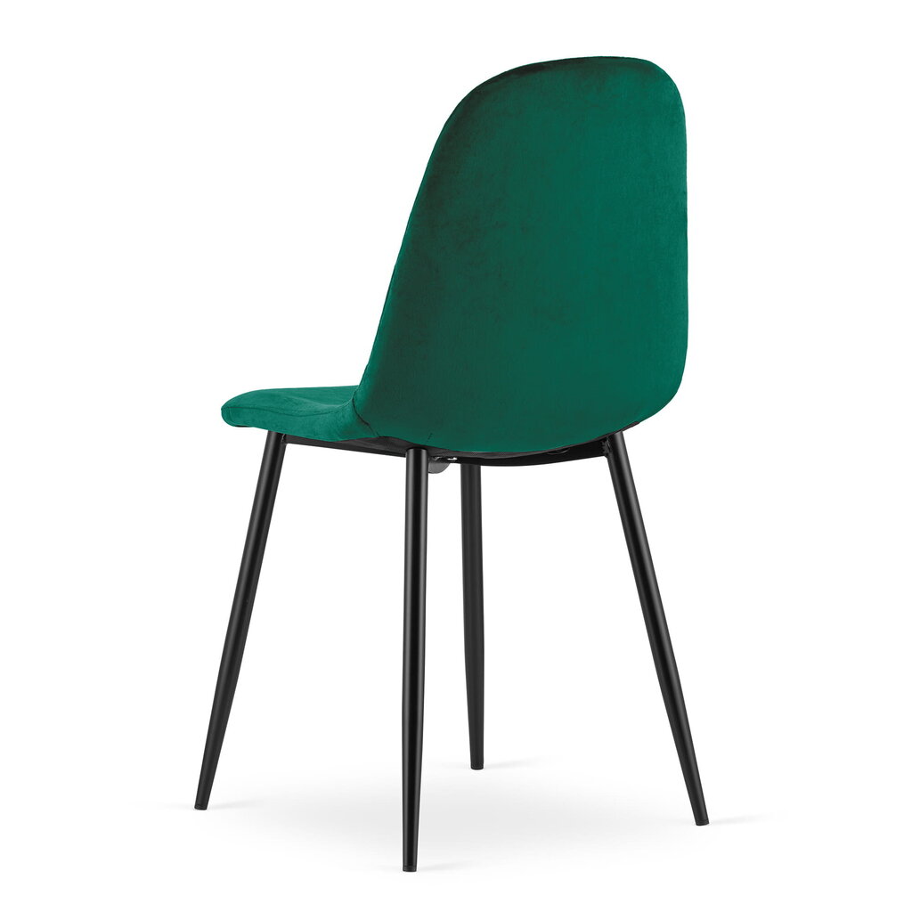 4-u krēslu komplekts Asti, zaļš цена и информация | Virtuves un ēdamistabas krēsli | 220.lv