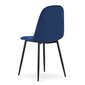 4-u krēslu komplekts Asti, zils cena un informācija | Virtuves un ēdamistabas krēsli | 220.lv