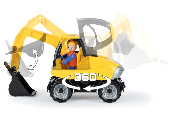 Būvlaukuma komplekts LENA Truckies Set 01631 cena un informācija | Rotaļlietas zēniem | 220.lv