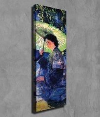 Reprodukcija Sieviete ar japāņu lietussargu cena un informācija | Gleznas | 220.lv
