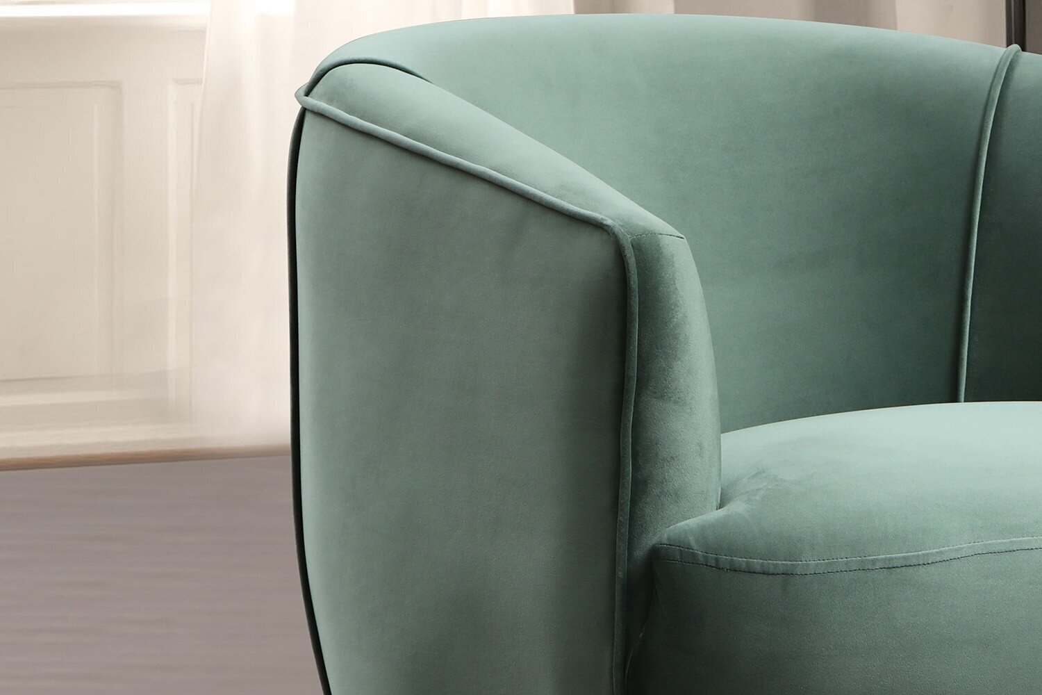Krēsls Kalune Design Piccoli, zaļš цена и информация | Atpūtas krēsli | 220.lv