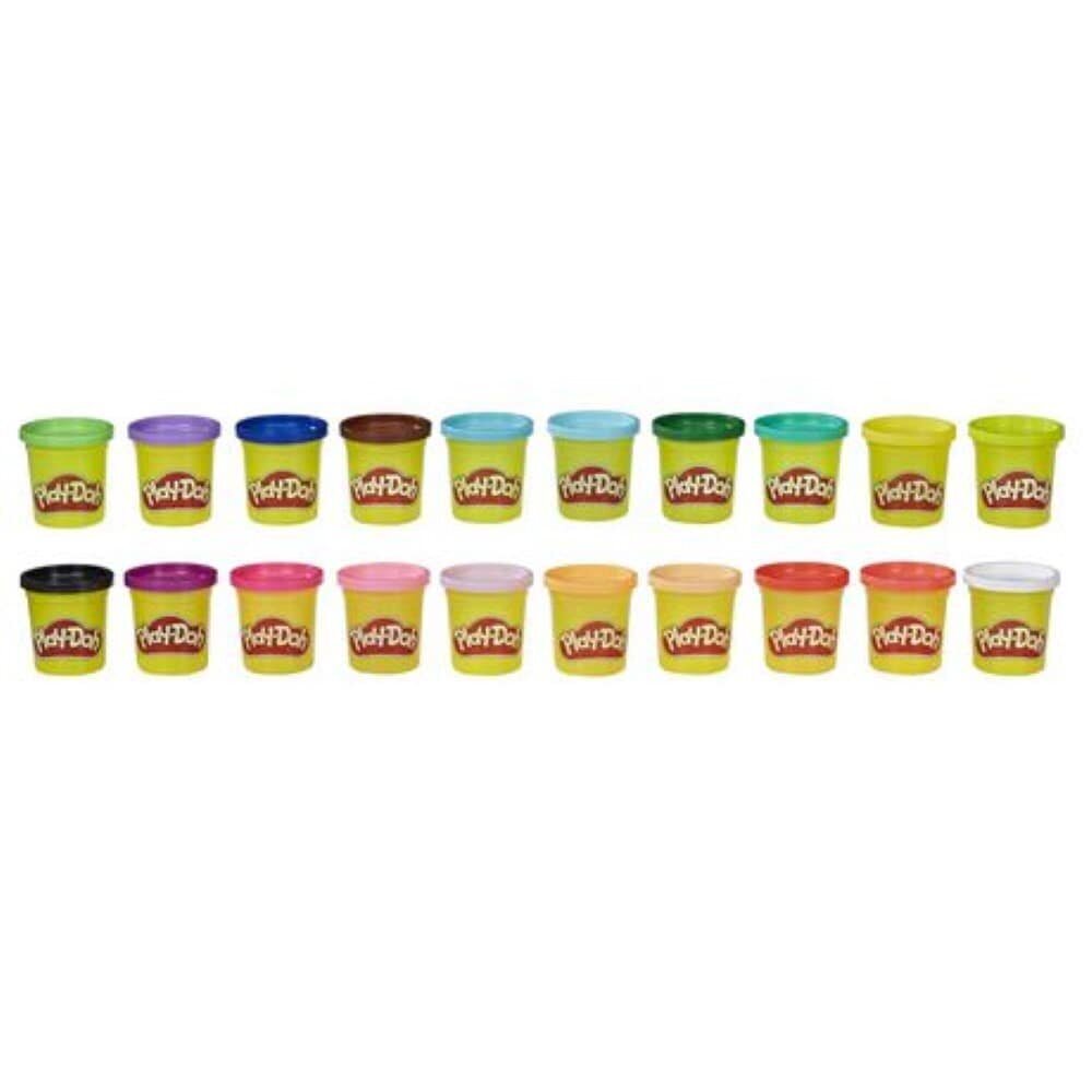 Play-Doh Plastilīns, 40 gb. Dažādās krāsās, 3,4 kg - E9413 Hasbro цена и информация | Modelēšanas un zīmēšanas piederumi | 220.lv