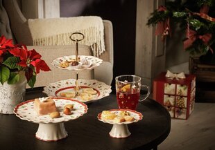 Villeroy & Boch тортница Christmas Toy's Delight, 21 см цена и информация | Посуда, тарелки, обеденные сервизы | 220.lv