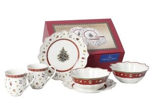 Villeroy & Boch brokastu komplekts Toy's Delight, 6 daļu cena un informācija | Trauki, šķīvji, pusdienu servīzes | 220.lv