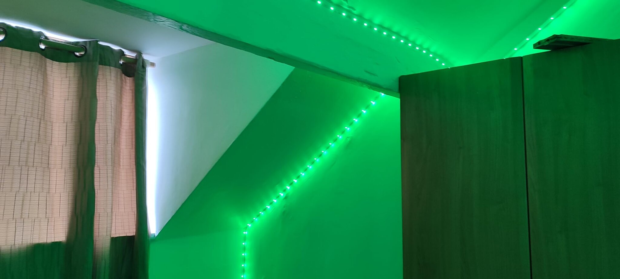 LED RGB lente ar tālvadības pulti, 3 segmenti, 15 m cena un informācija | LED lentes | 220.lv