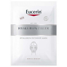 Intensīvas iedarbības loksnes sejas maska ar hialuronu Eucerin Hyaluron-Filler 1 gab. цена и информация | Маски для лица, патчи для глаз | 220.lv