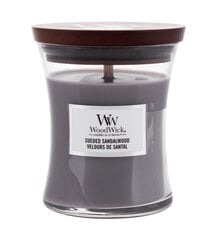 Ароматная свеча WoodWick Sueded Sandalwood, 275 г цена и информация | Подсвечники, свечи | 220.lv