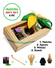 DĀVANU KOMPLEKTS, MATCHA tea Japan Ceremonial (Kyoto), 40g + Whisks (slotiņa) + spoon (karotīte) + Stand (turētājs) цена и информация | Чай | 220.lv