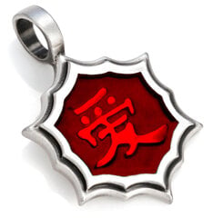 Подвеска Bico "Ai Qing" из смолы и металла (B46 Red) цена и информация | Украшения на шею | 220.lv
