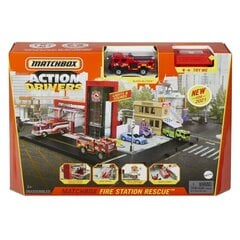 Пожарная станция с авто моделью Matchbox, HBD76 цена и информация | Игрушки для мальчиков | 220.lv